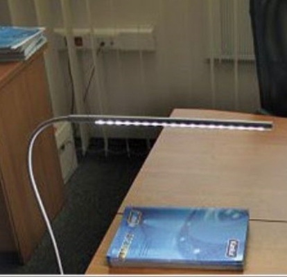 Reading Room Lighting Solution Flexible LED Desk Lamp with Color Rendering Index Ra 80