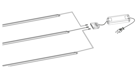 Remote Control LED Strip Bar Light for Under Cabinet Lifespan hours 30000 CRI Ra 82