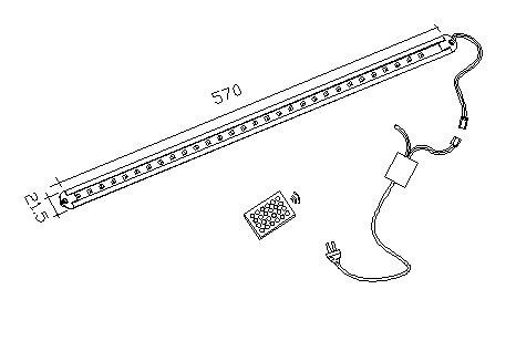 Smart 2835 LED Strip Background Lights for TV RESSESSED IN High CRI Ra 80 Touch Switch