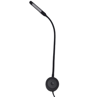 Touch Control LED Desk Lamp with Flexible Gooseneck and Dimmable Reading Light Silver