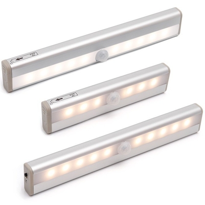 LED Night Light with PIR Motion Sensor and Lithium Battery Input Voltage Rechargeable