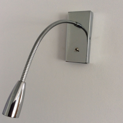 LIVING ROOM LED Gooseneck Wall Lamp 3W Toggle Switch Side Mini for Bedroom Bed Light
