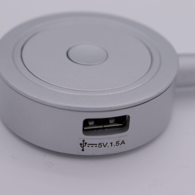 360 Degree Adjustable LED Touch Dimming Reading Wall Lamp with 2PCS USB Charger 5V 1A