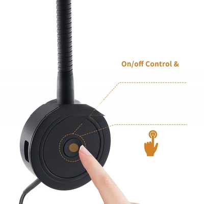 360 Degree Adjustable LED Touch Dimming Reading Wall Lamp with 2PCS USB Charger 5V 1A