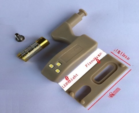 Kitchen Cabinet Cupboard LED Hinge Light with Battery and High CRI Ra 80