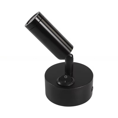 Surface Mounted Spotlight LED Light 12V DC Without-Holes Cool White Power Black-Color