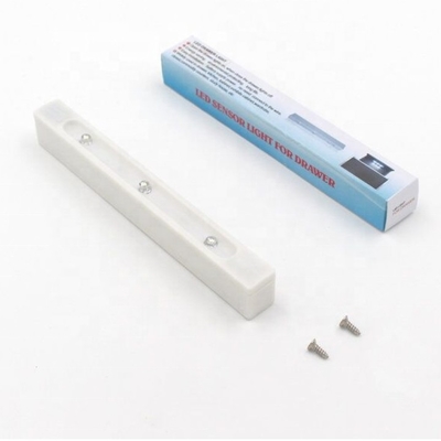 Battery Operated LED Drawer Lighting with Vibration Inductive Switch Fabric Shade Type