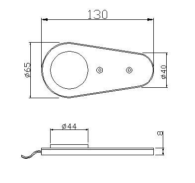IR Sensor Switch 12V DC 1.8W LED Automatically Suitable for Showcase Cabinet Light IP23