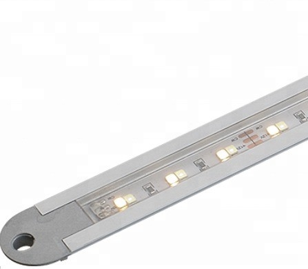 Shade Type FROST/Transparent PC Aluminum Profile Color Changing LED Cabinet Lights Bar