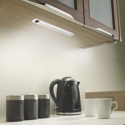 Recessed On-off Switch Closet LED Linear Light ABS PC Material Under Cabinet Lighting
