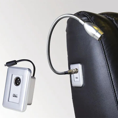 LED Bed Mounted Touch Switch Reading Light Fixed to Desktop and Sofa Armrests Furniture