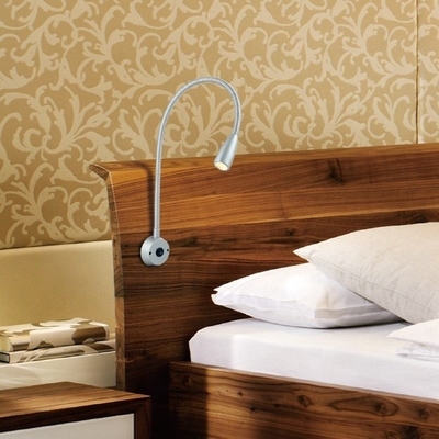 80 CRI Aluminum Adjustable Gooseneck Arm Wall Mounted Reading Light for Bedside Bed Headboard