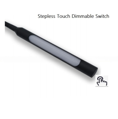 Dimmable LED Clamp Table Lamp for Reading Books 80 Ra Color Rendering Index and Gooseneck Design