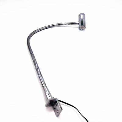Flexible Gooseneck LED Bedside Headboard Desk Reading Lamp with 4 Step Dimming Switch