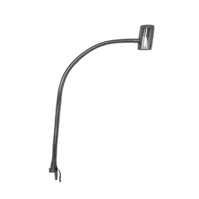 Flexible Gooseneck LED Bedside Headboard Desk Reading Lamp with 4 Step Dimming Switch