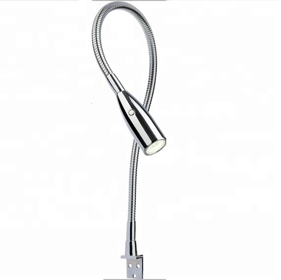240lm LED Gooseneck Flexible Bed Headboard Reading Lights with Adjustable Brightness