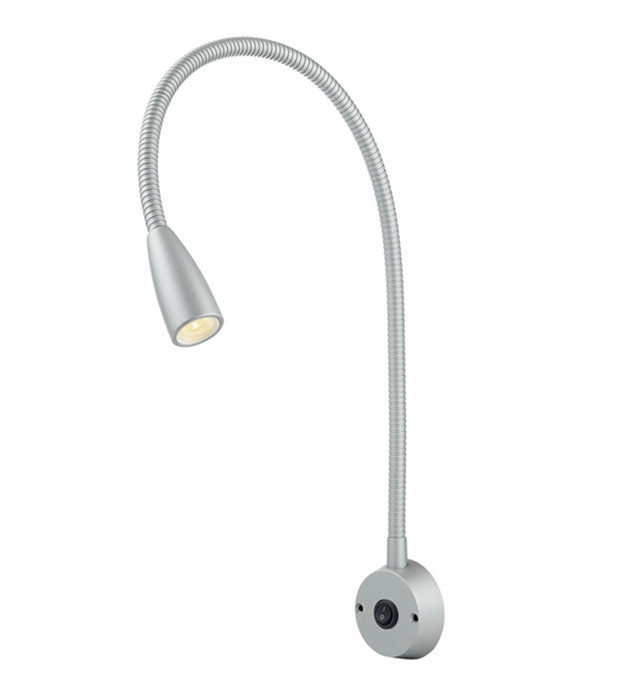 Bed Reading Light Flexible Snake Gooseneck LED Wall-Mounted with 30000 Hours Lifespan
