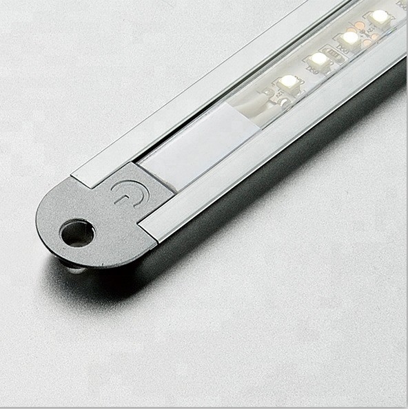 30000 Hours Lifespan LED Touch Sensor Cabinet Furniture Light with Sleek PC Shade Type