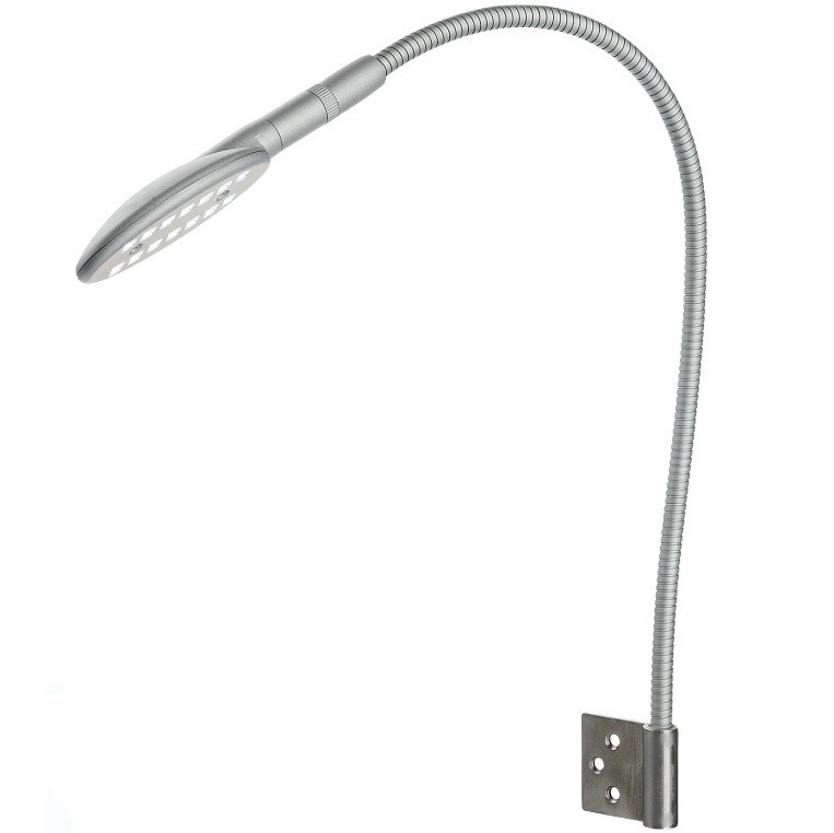 Multi-Mounted Adjustable LED Bed Reading Light with Touch Switch and Gooseneck Mount