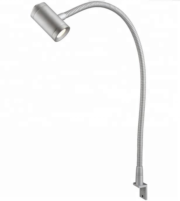 3W Headboard Reading Light with On/Off Switch Flexible Wall Mount LED Lighting Solution