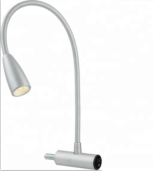 80 Color Rendering Index Gooseneck Led Headboard Reading Wall Lamp For Hotel Baeroom Light